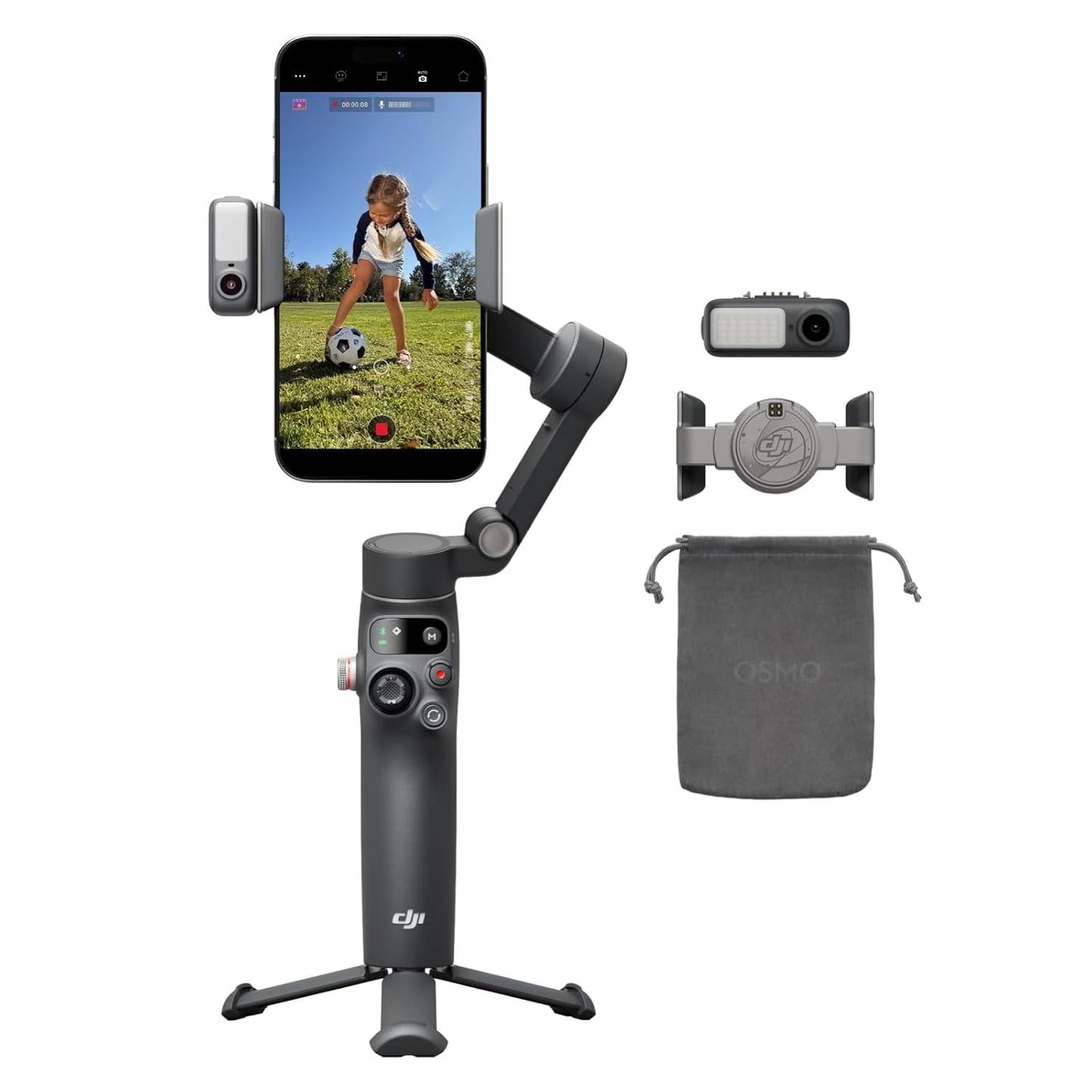 DJI Osmo Mobile 8 Phone Gimbal Stabilizer – Black, Seal Pack
