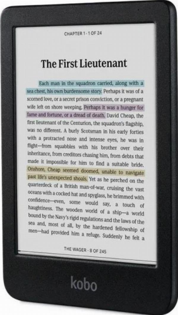 Kobo Clara Colour | eReader | 6" Glare-Free Colour E Ink Display