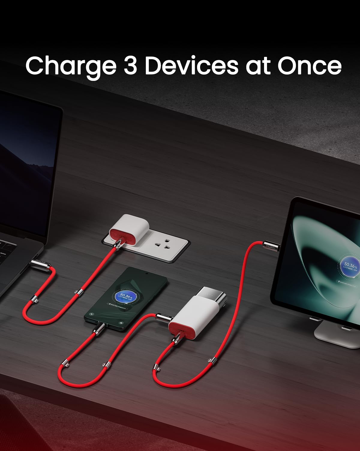 SHARGE Pouch 10000 mAh 3-in-1 Power Bank | Seal Pack