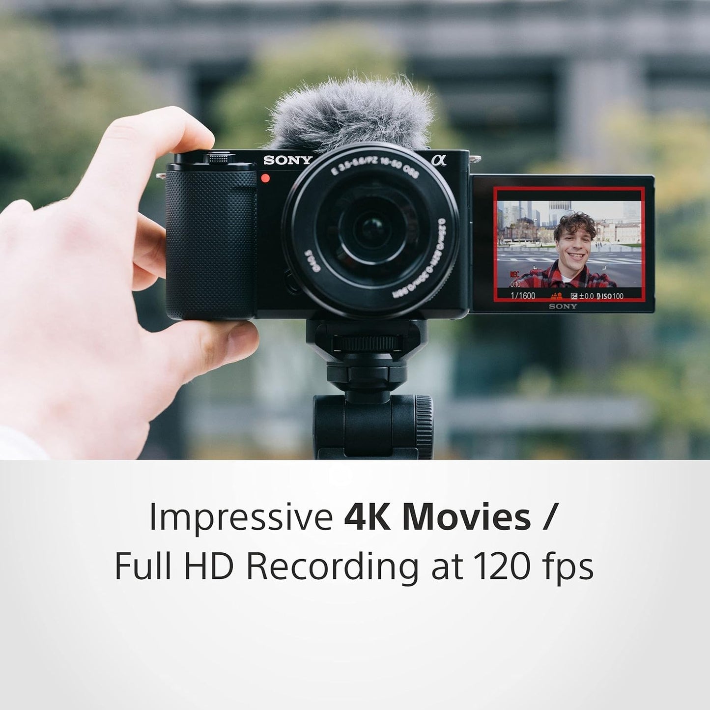 Sony Alpha ZV-E10K Mirrorless Vlog Camera with 16-50mm Power Zoom Lens (Previously ZV-E10L)