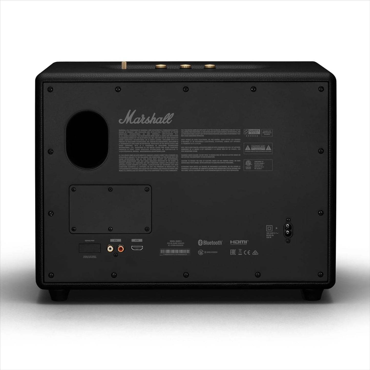 Marshall Woburn III Wired Connectivity Home Speaker - Black