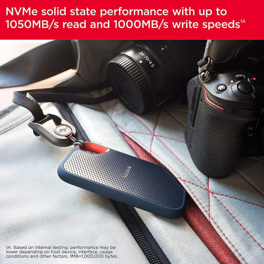 SANDISK Extreme 1TB Portable External SSD, 1050MB/s