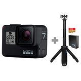 GoPro Hero 7 Black with Shorty, SD Card and Battery