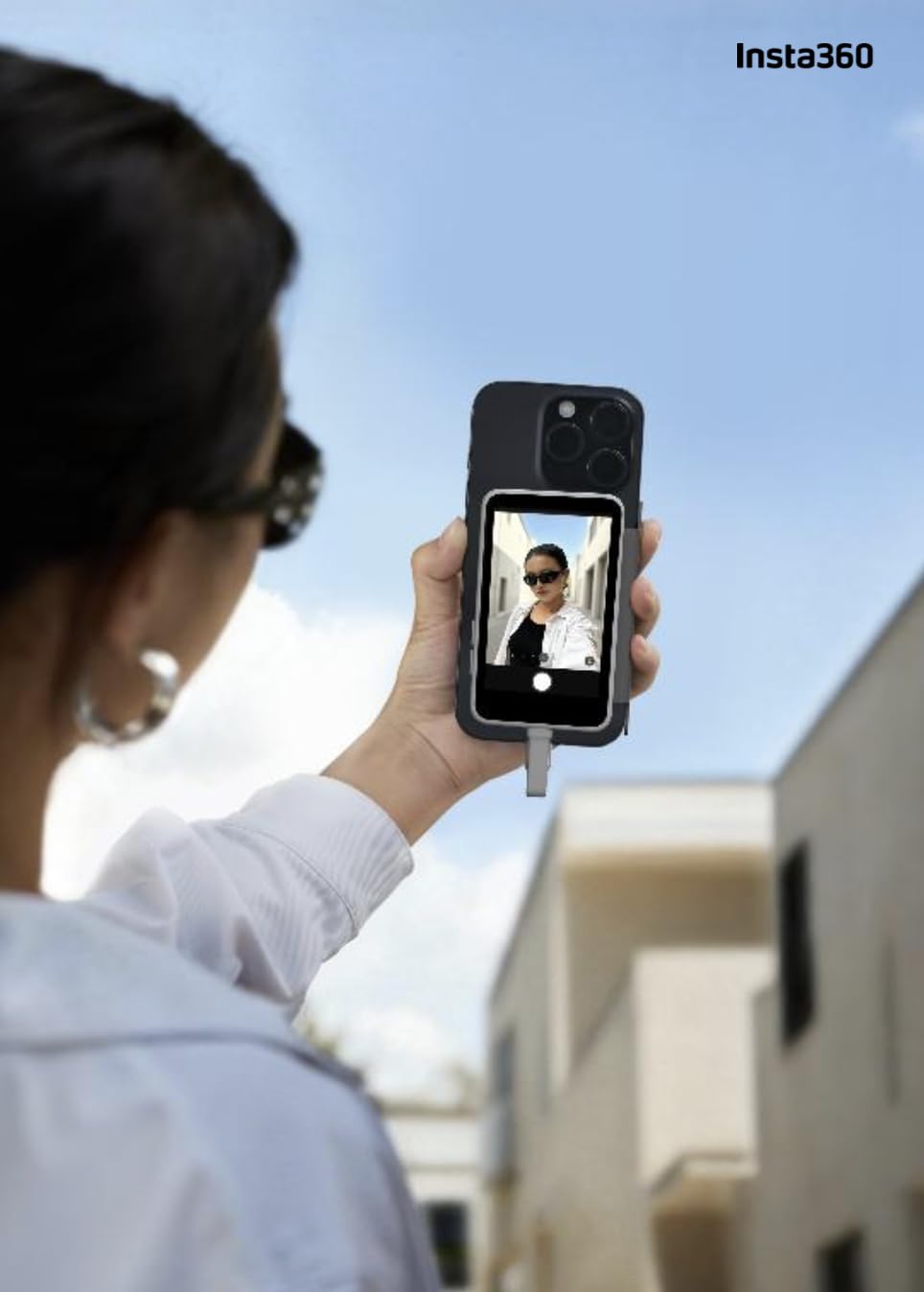 Insta360 Snap Selfie Screen - 3.5" 4K Magnetic Touchscreen Monitor | Open Box Excellent