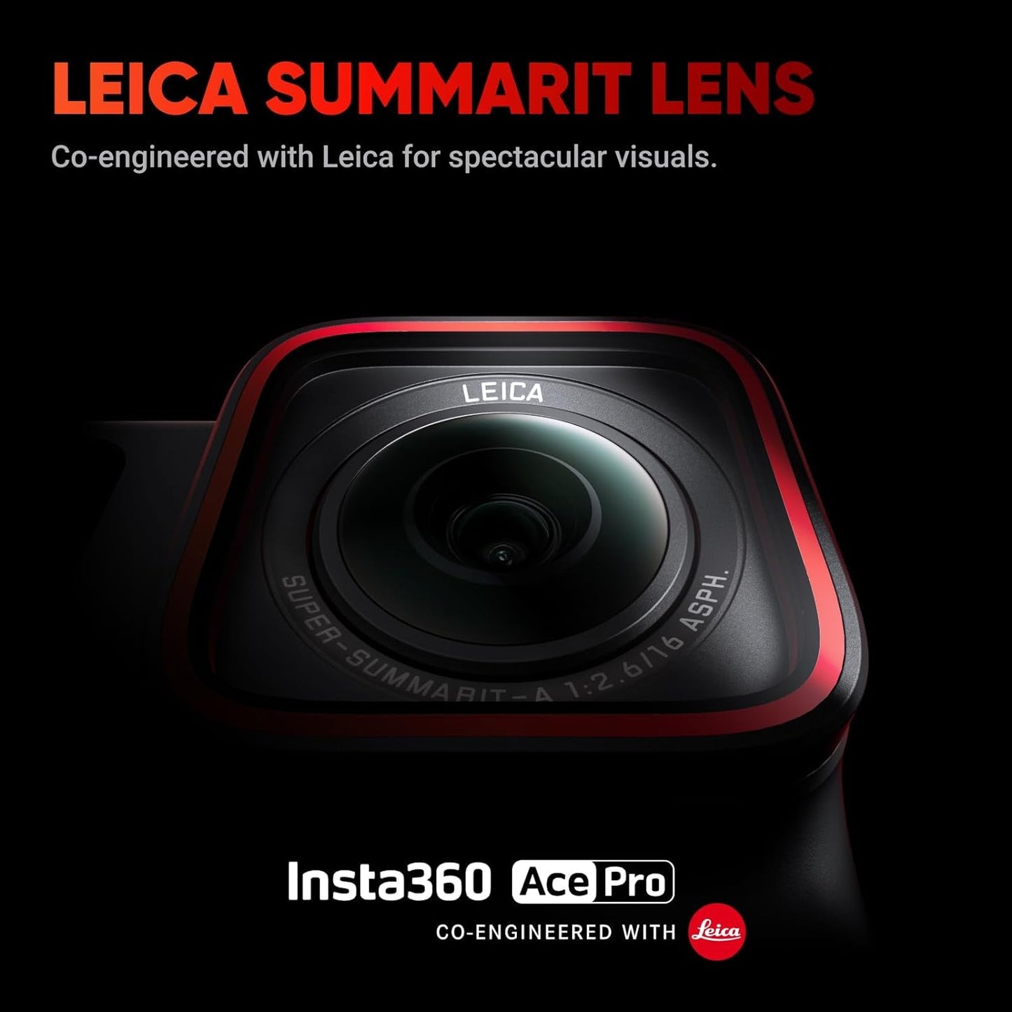 Insta360 Ace Pro - 4K 120fps AI Action Camera Co-Engineered with Leica | Open Box Excellent