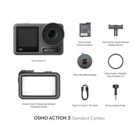 DJI Osmo Action 3 Standard Combo - Outdoor Action Camera with 4K/120fps