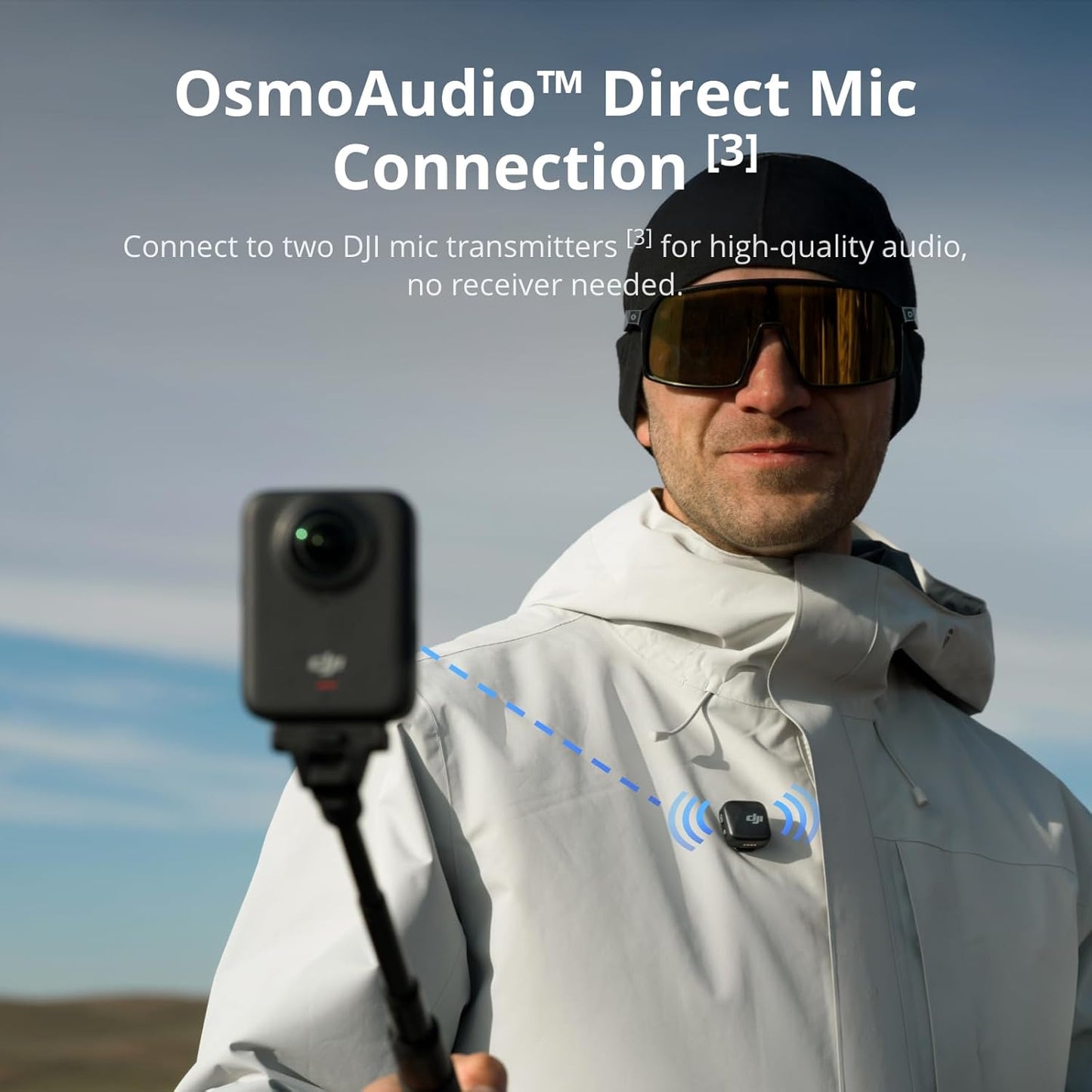 DJI Osmo 360 Adventure Combo,360 Camera, Native 8K 360° Video, 4K/120fps Waterproof, Action Camera