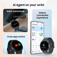Samsung Galaxy Watch8 (44mm, LTE, Silver) | Dual GPS | Sapphire Glass