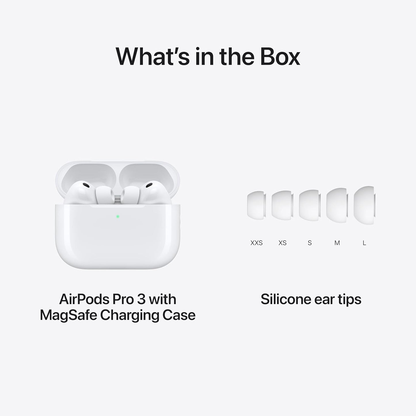 Apple AirPods Pro 3 Wireless Earbuds, Live Translation, Heart Rate Sensing, Spatial Audio, USB-C Charging - Unboxed