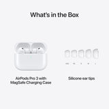 Apple AirPods Pro 3 Wireless Earbuds, Live Translation, Heart Rate Sensing, Spatial Audio, USB-C Charging - Unboxed