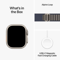 Apple Watch Ultra 2 49mm Titanium with Blue Alpine Loop