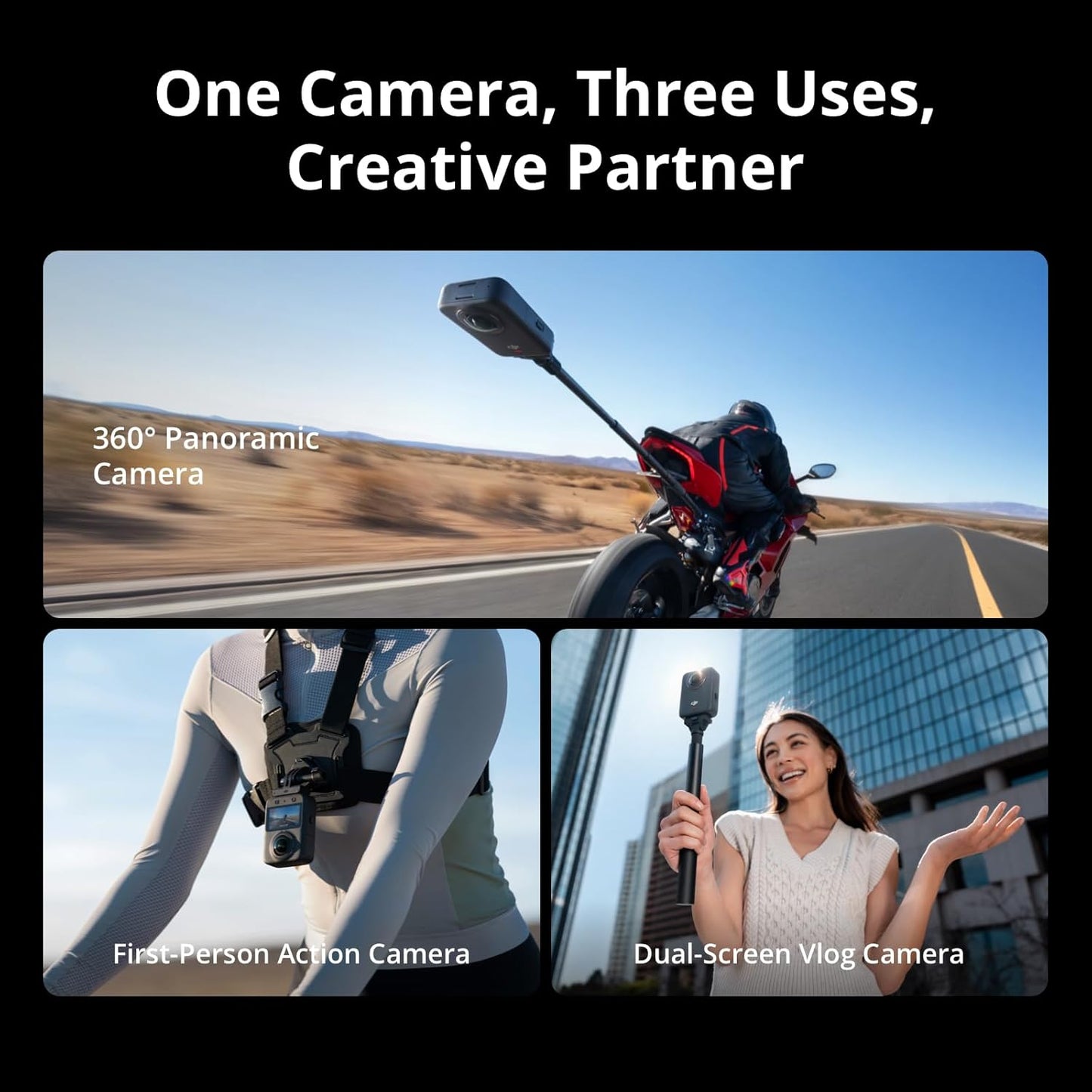 DJI Osmo 360 Standard Combo, 360 Camera