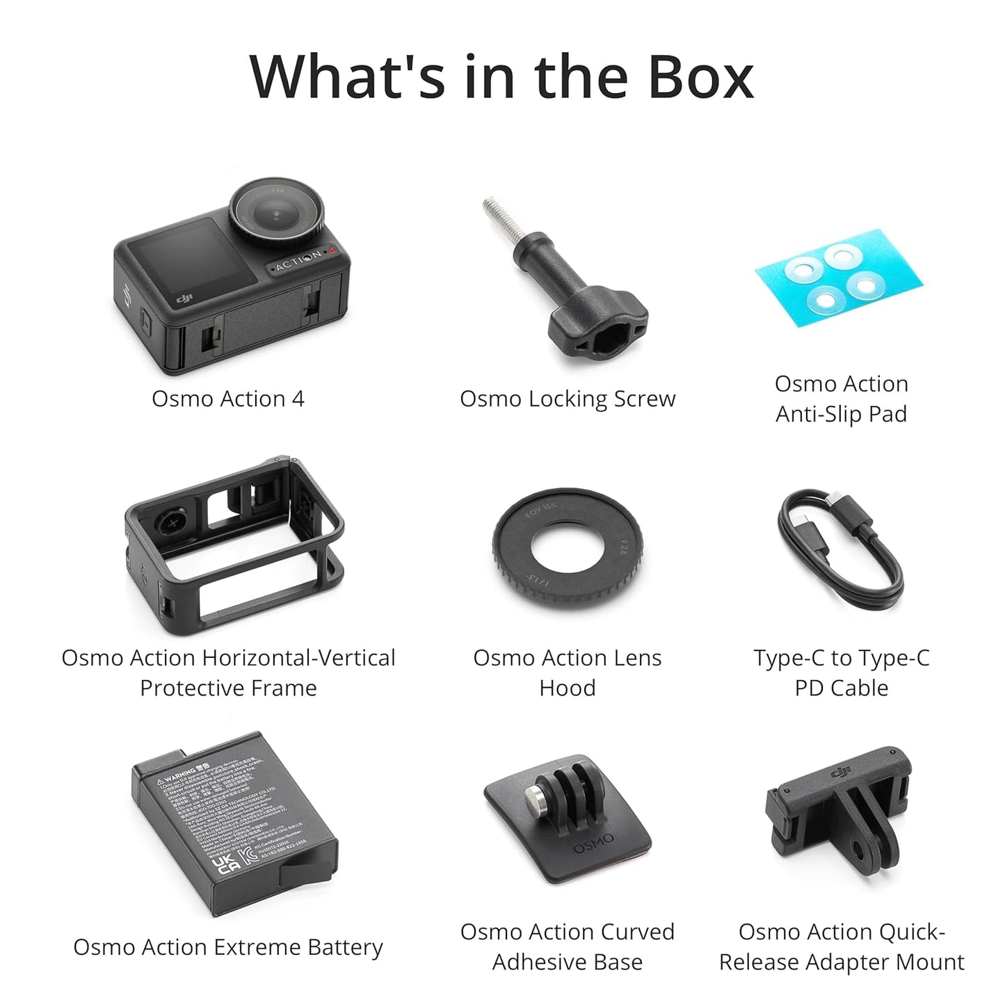 DJI Osmo Action 4 Standard Combo - 4K/120Fps Waterproof Action Digital Camera