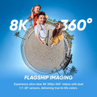 Insta360 X5 - Waterproof 8K 360° Action Camera