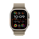 Apple Watch Ultra 2 49mm Titanium with Olive Green Alpine Loop
