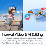 Insta360 GO 3S - 64 GB Black 4K Tiny Portable Vlogging Camera