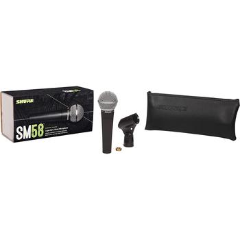 Shure SM58-LC Dynamic Cardioid Professional Vocal Microphone