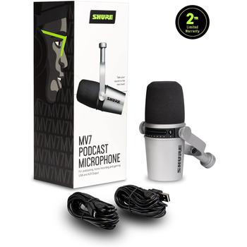 Shure MV7 USB Podcast Microphone