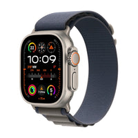 Apple Watch Ultra 2 49mm Titanium with Blue Alpine Loop