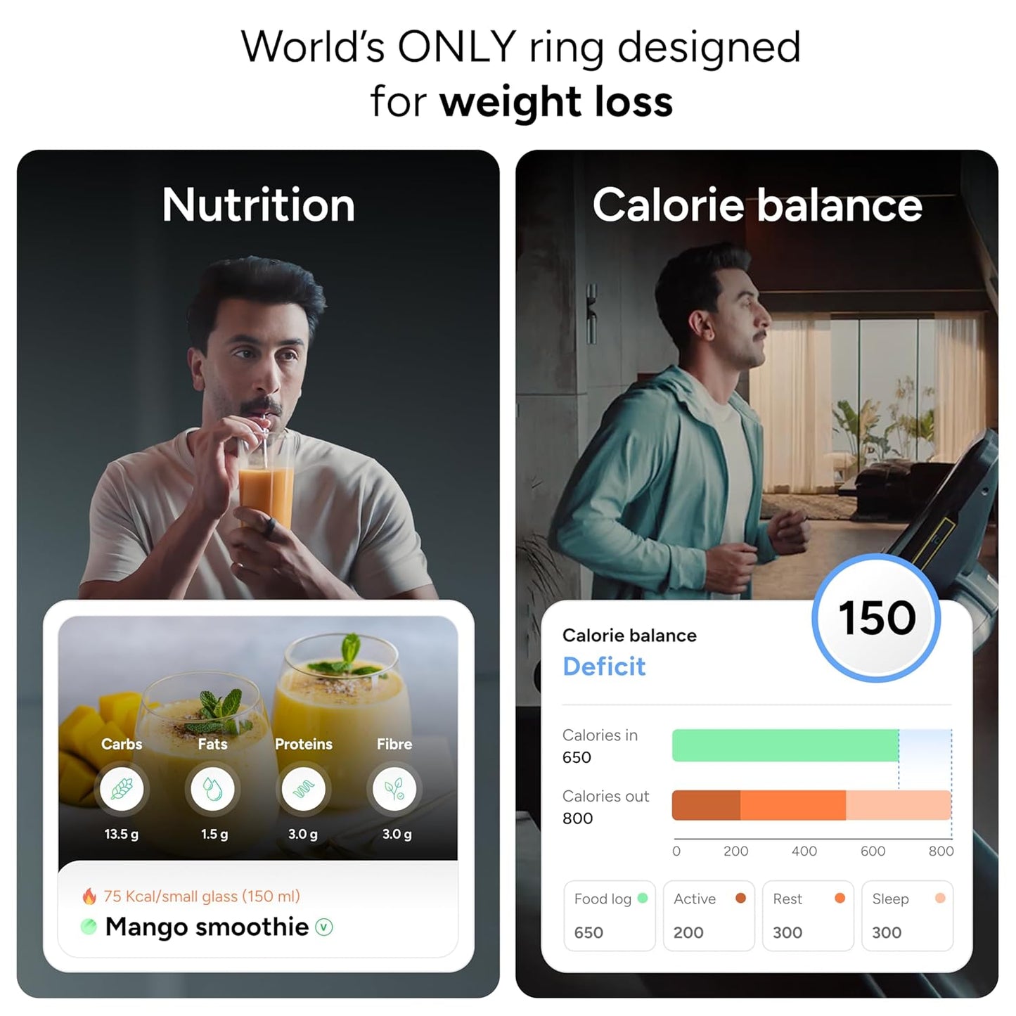Gabit Smart Ring | Sleep, Fitness, Nutrition, Stress |