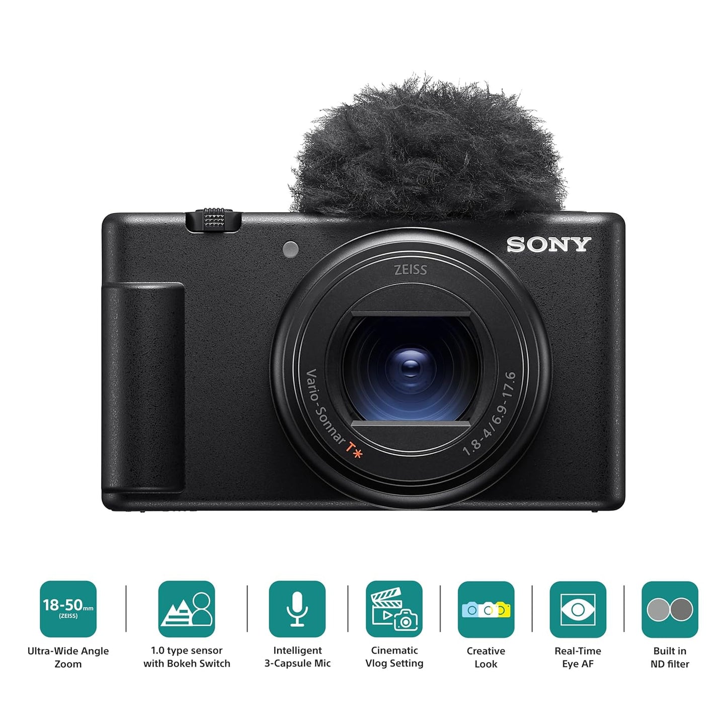 Sony ZV-1 Mark II (ZV-1M2) Vlog Camera for Content Creators