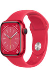 Apple Watch Series 8 Smart Watch with Aluminium Case & Sport Band | 41mm GPS Red