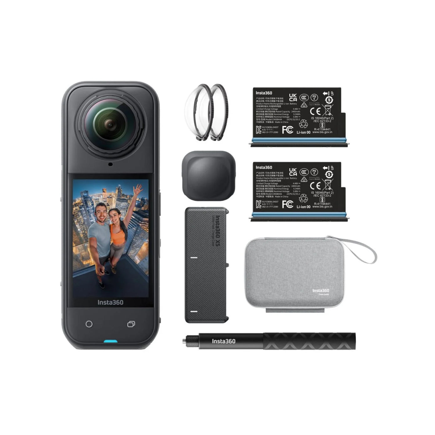 Insta360 X5 Essentials Bundle - Waterproof 8K 360° Action Camera