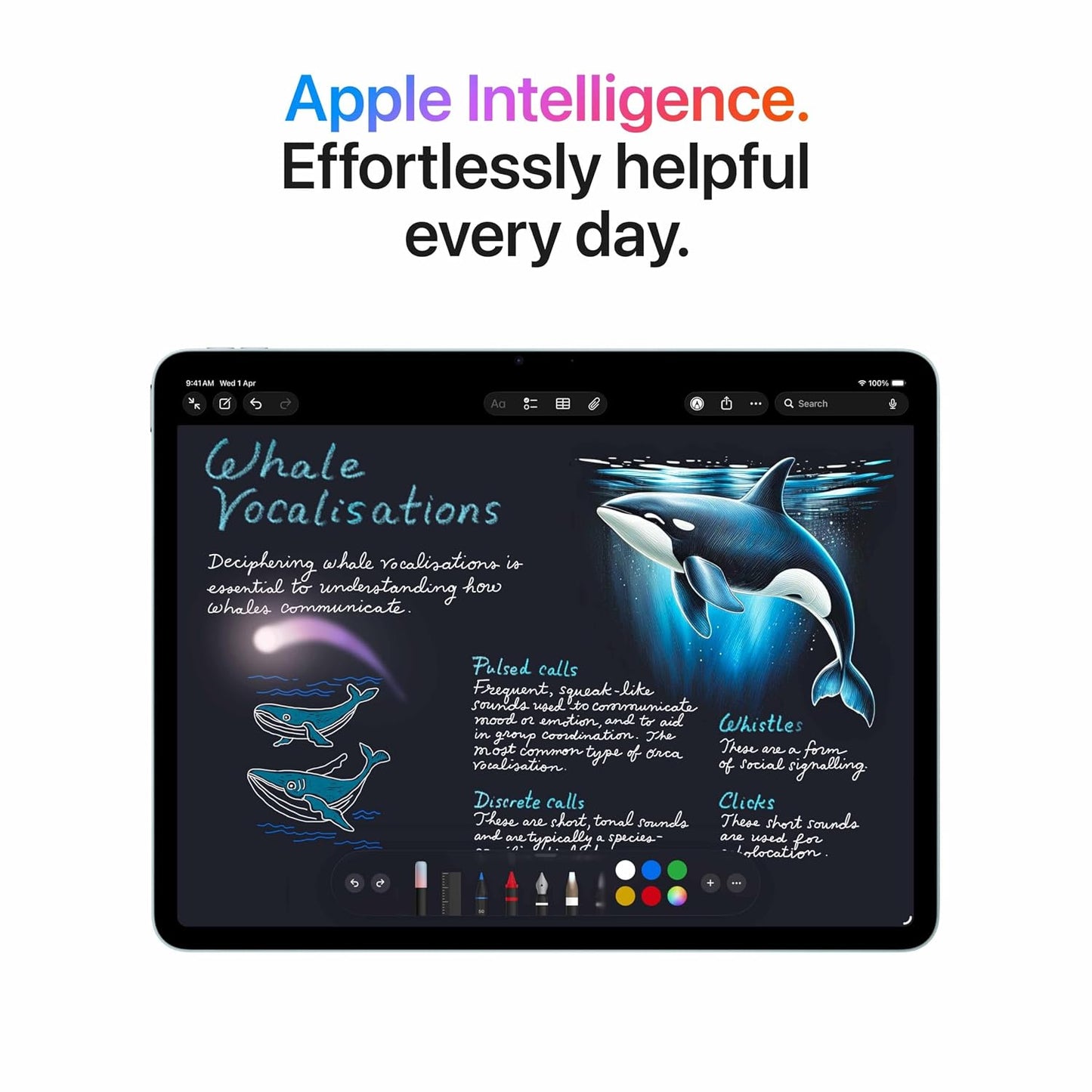 Apple iPad Air 11" (M4) 128GB Wi-Fi - Starlight