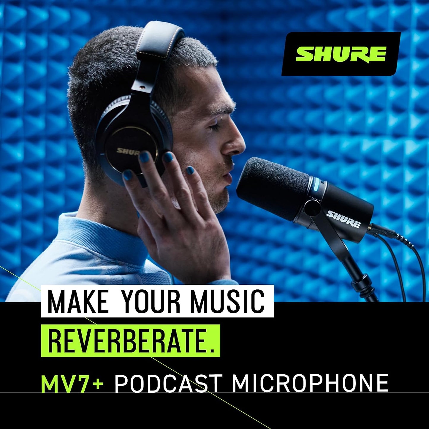 Shure MV7+ Podcast Microphone (White) New, Just Unboxed