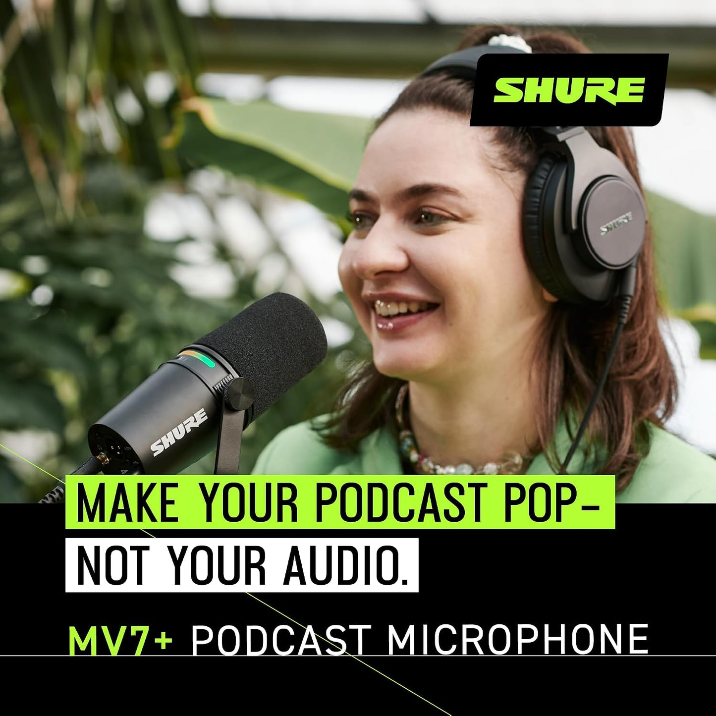 Shure MV7+ Podcast Microphone (White) New, Just Unboxed